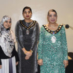 Saima Arif, Harpreet Kaur Cheema and, mayor of Slough, Cllr Avtar Kaur Cheema